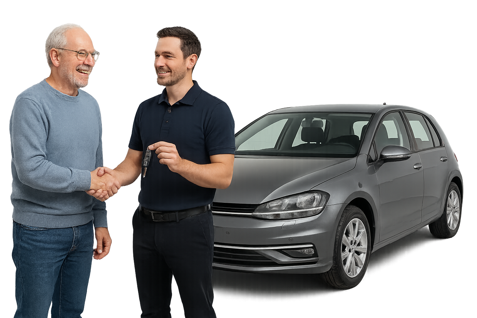 20250901 2234 car key handover simple compose 01k43fpz5ee72vt121109jgbvy